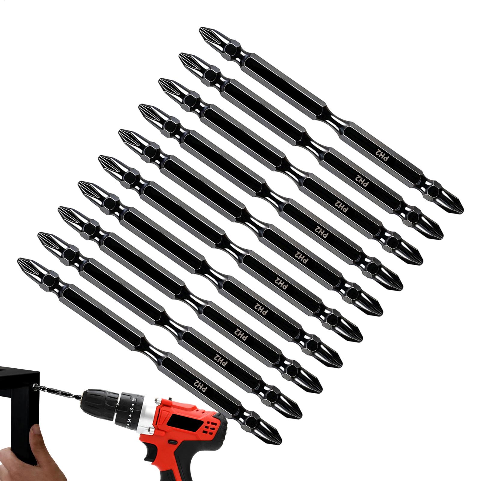 Drill Bits - Magnetische Bits für Bohrer, doppelseitig gefräster