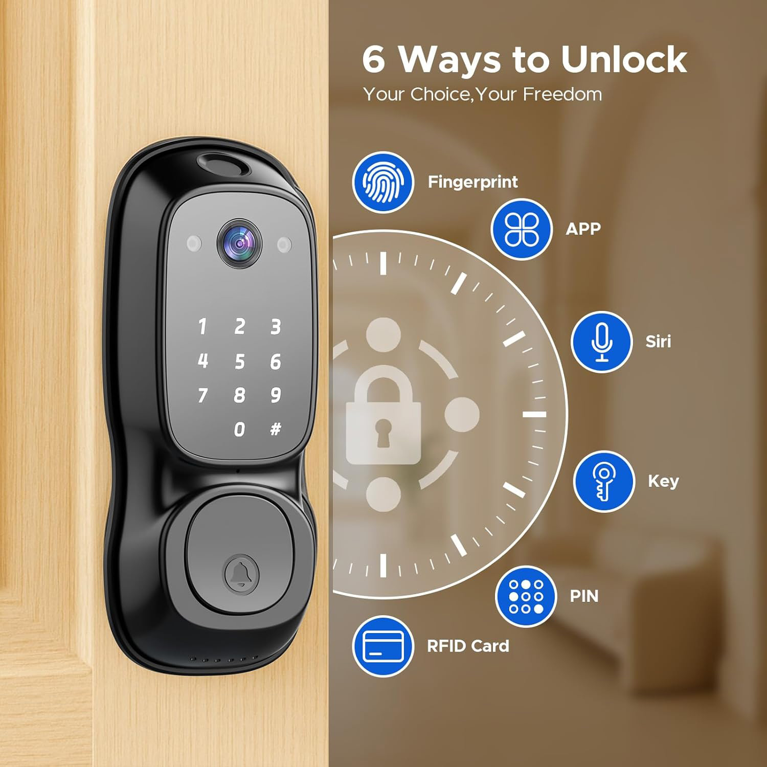 Tuya WLAN-Smart-Türschloss ‎ K – Door Lock Bewertung und Preis