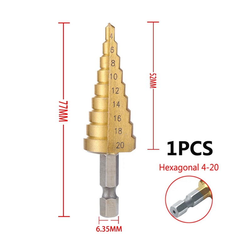 4-20mm HSS Stufenbohrer mit ge – Drill Bits Bewertung und Preis