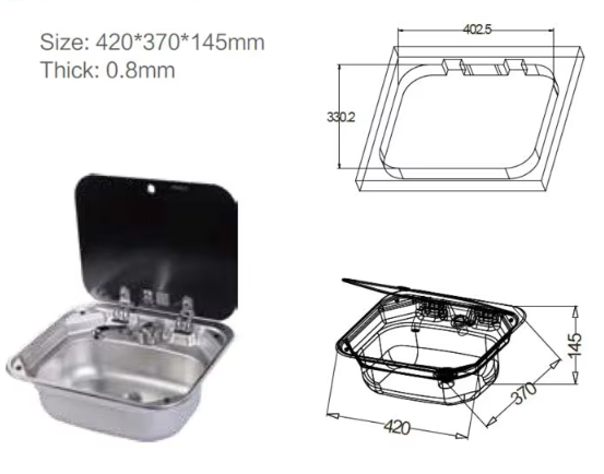 Edelstahl-Spülbecken mit Glasd – Faucet Bewertung und Preis