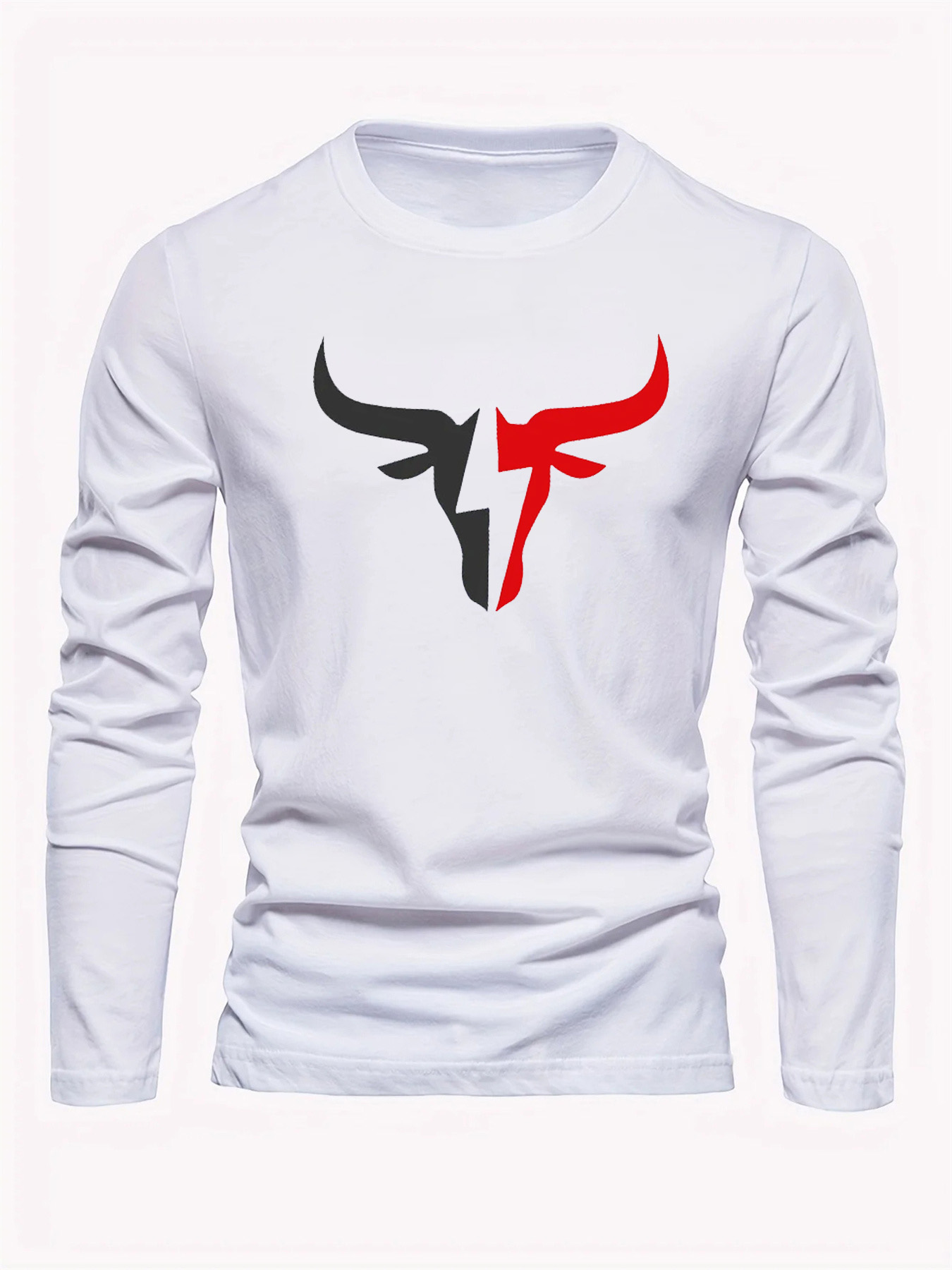 Einfarbiges Herren-Langarm-T-S – Wallpaper Bewertung und Preis